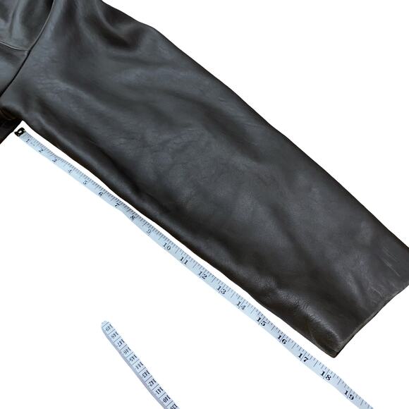 Leatherman Brown Genuine Leather Jacket Coat Size M - Picture 7 of 12